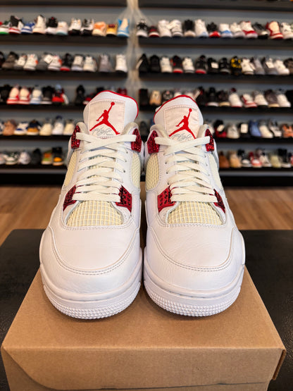 Jordan 4 Red Metallic Size 11.5 Pre-Owned (No Box)