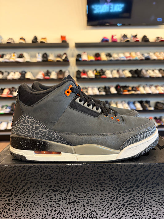Jordan 3 Fear 2024 Size 9 Pre-Owned