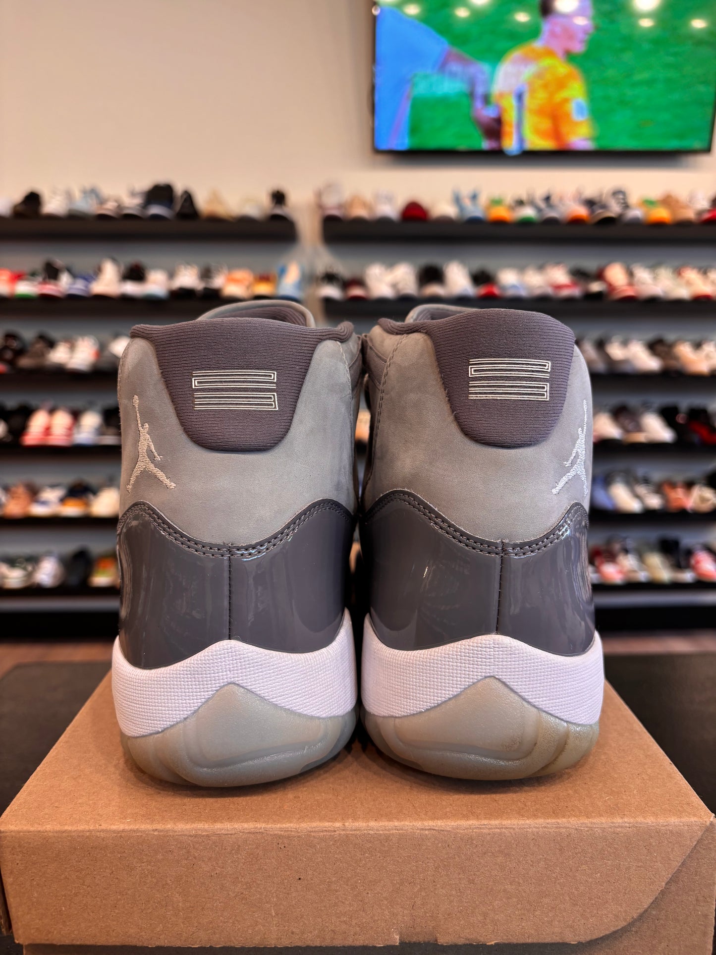 Jordan 11 Cool Grey Size 11.5 Pre-Owned (No Box)