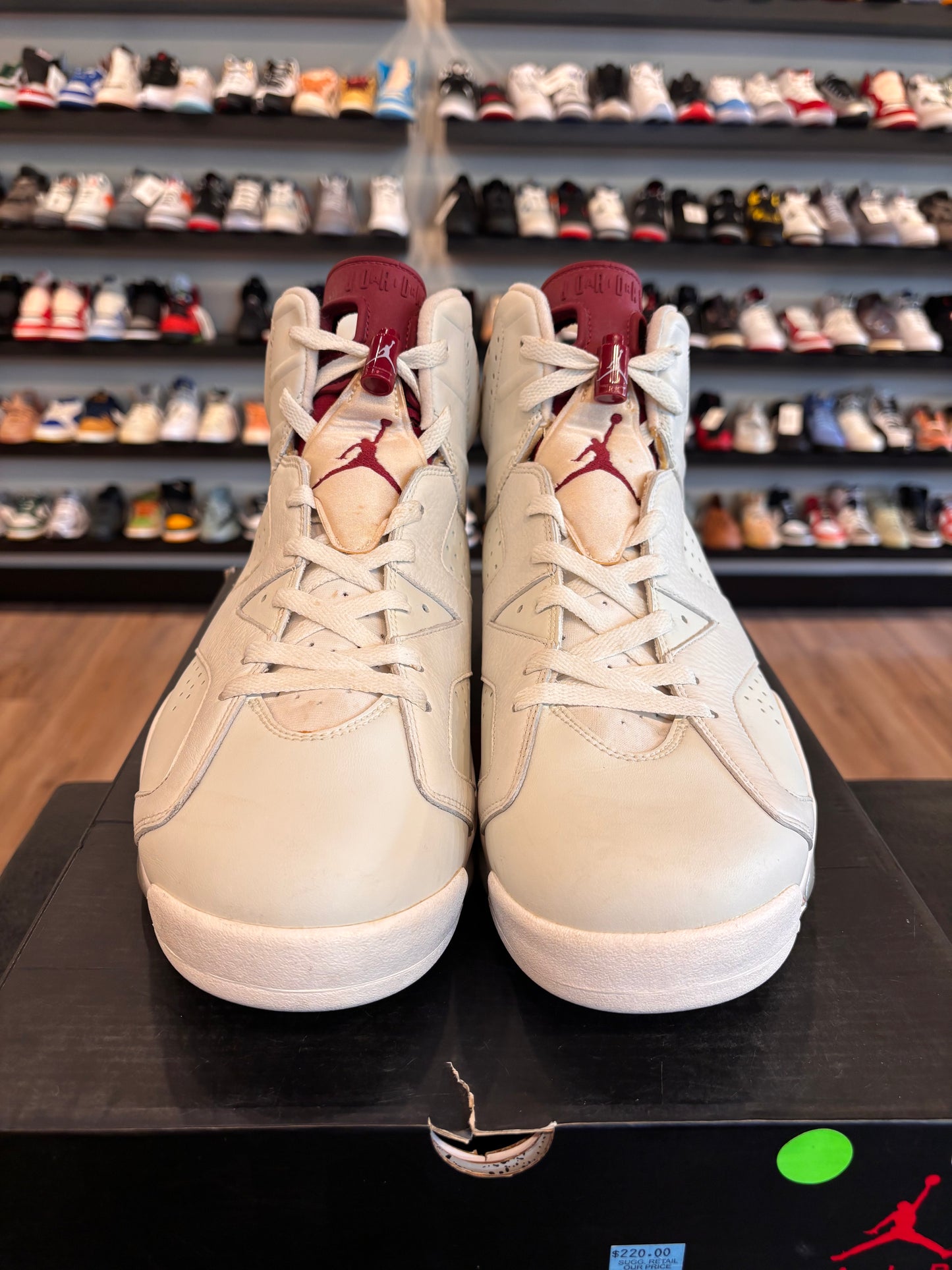 Jordan 6 Maroon Size 14 Pre-Owned