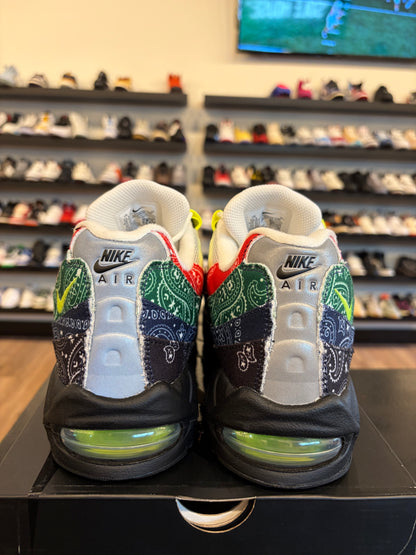 Nike Air Max 95 Neon Paisley Bandana Size 11.5 Brand New