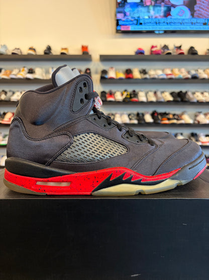 Jordan 5 Satin Black Size 12 Pre-Owned