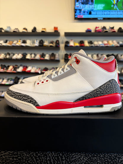 Jordan 3 Fire Red 2022 Size 11.5 Pre-Owned