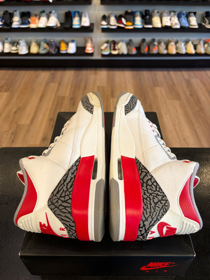 Jordan 3 Fire Red 2022 Size 11.5 Pre-Owned