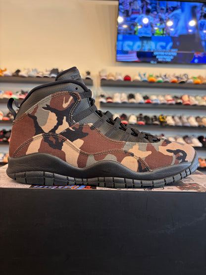 Jordan 10 Woodland Camo Size 11.5 Pre-Owned