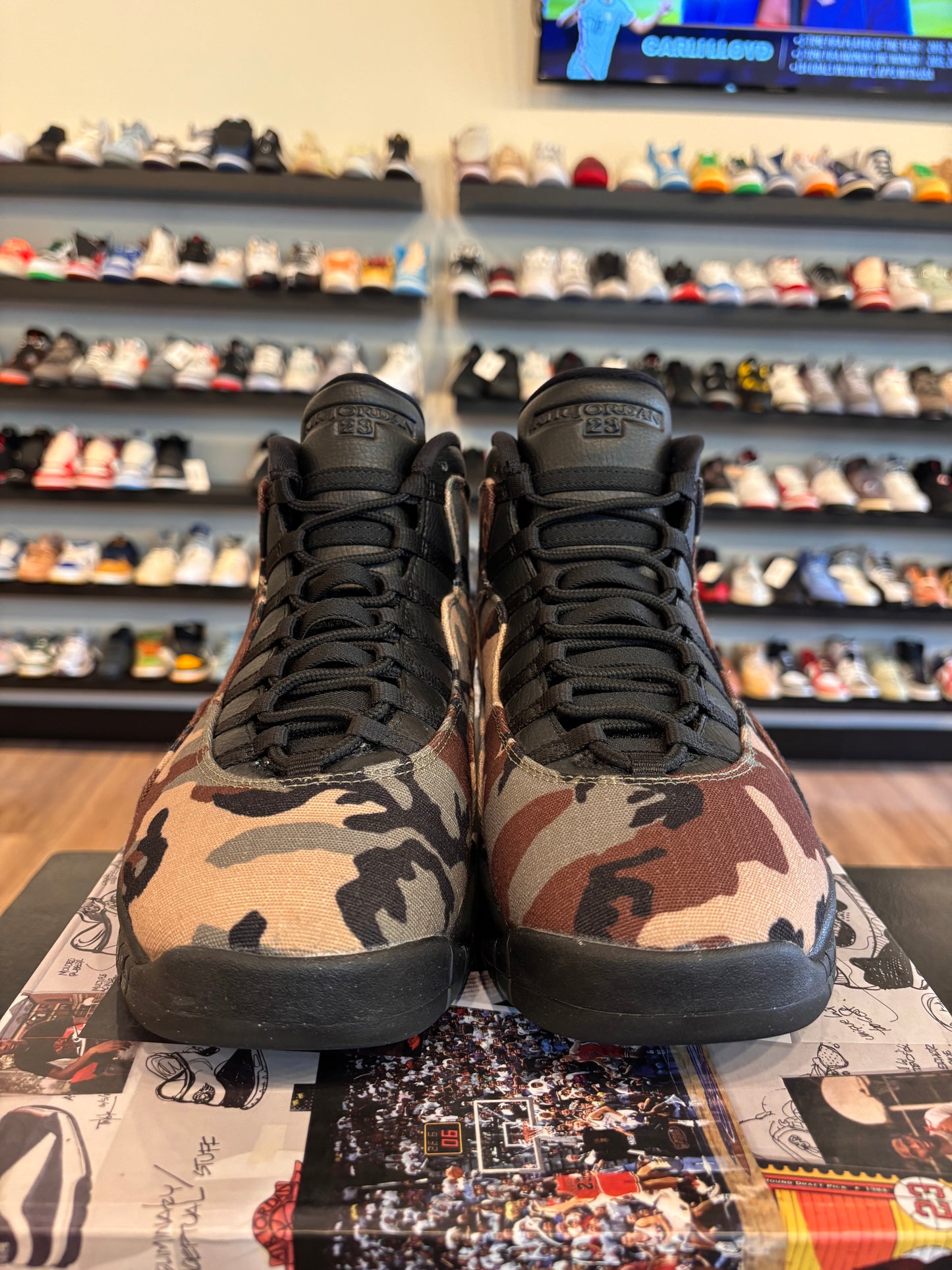 Jordan 10 Woodland Camo Size 11.5 Pre-Owned