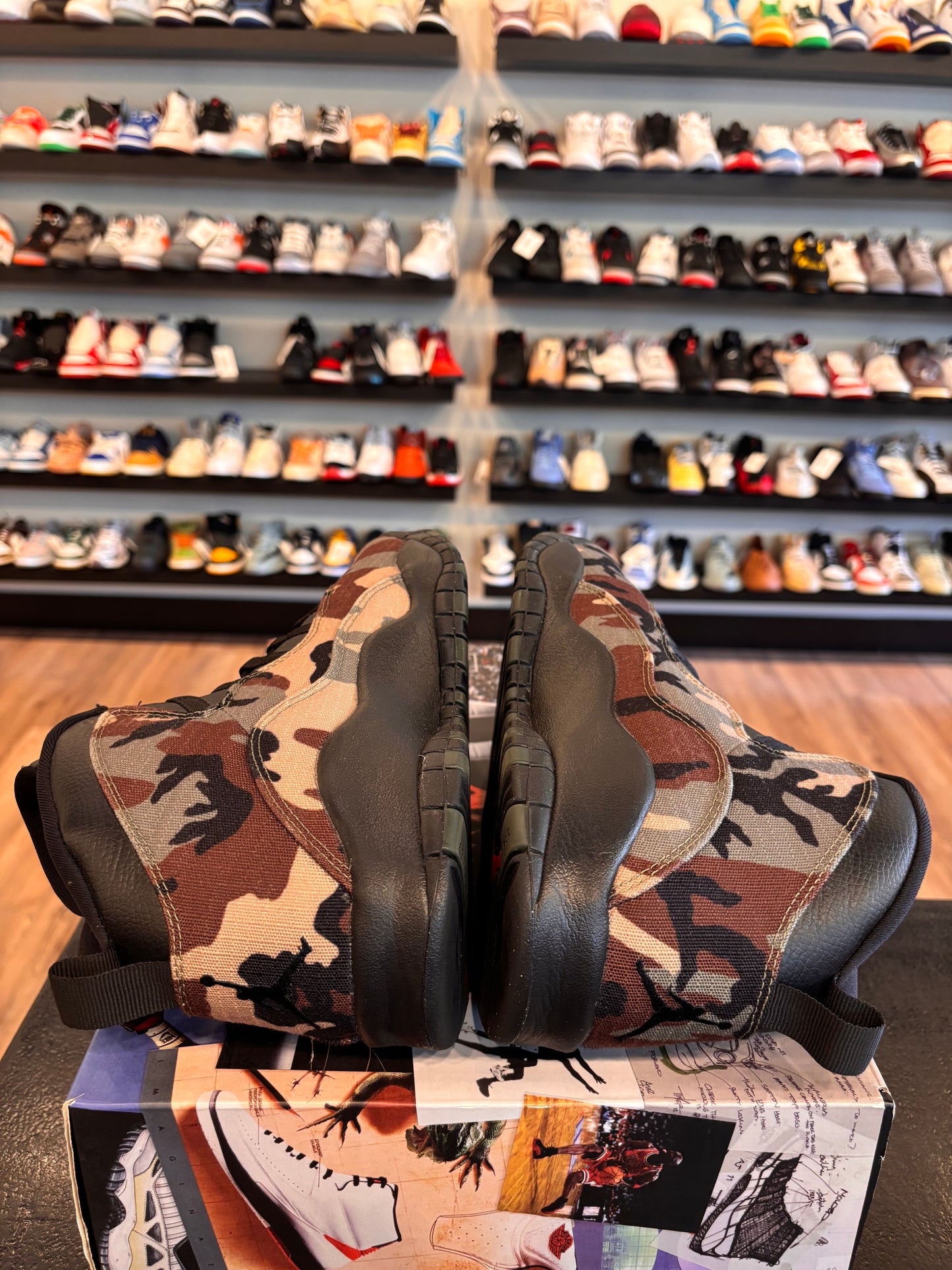 Jordan 10 Woodland Camo Size 11.5 Pre-Owned