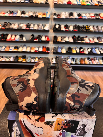 Jordan 10 Woodland Camo Size 11.5 Pre-Owned