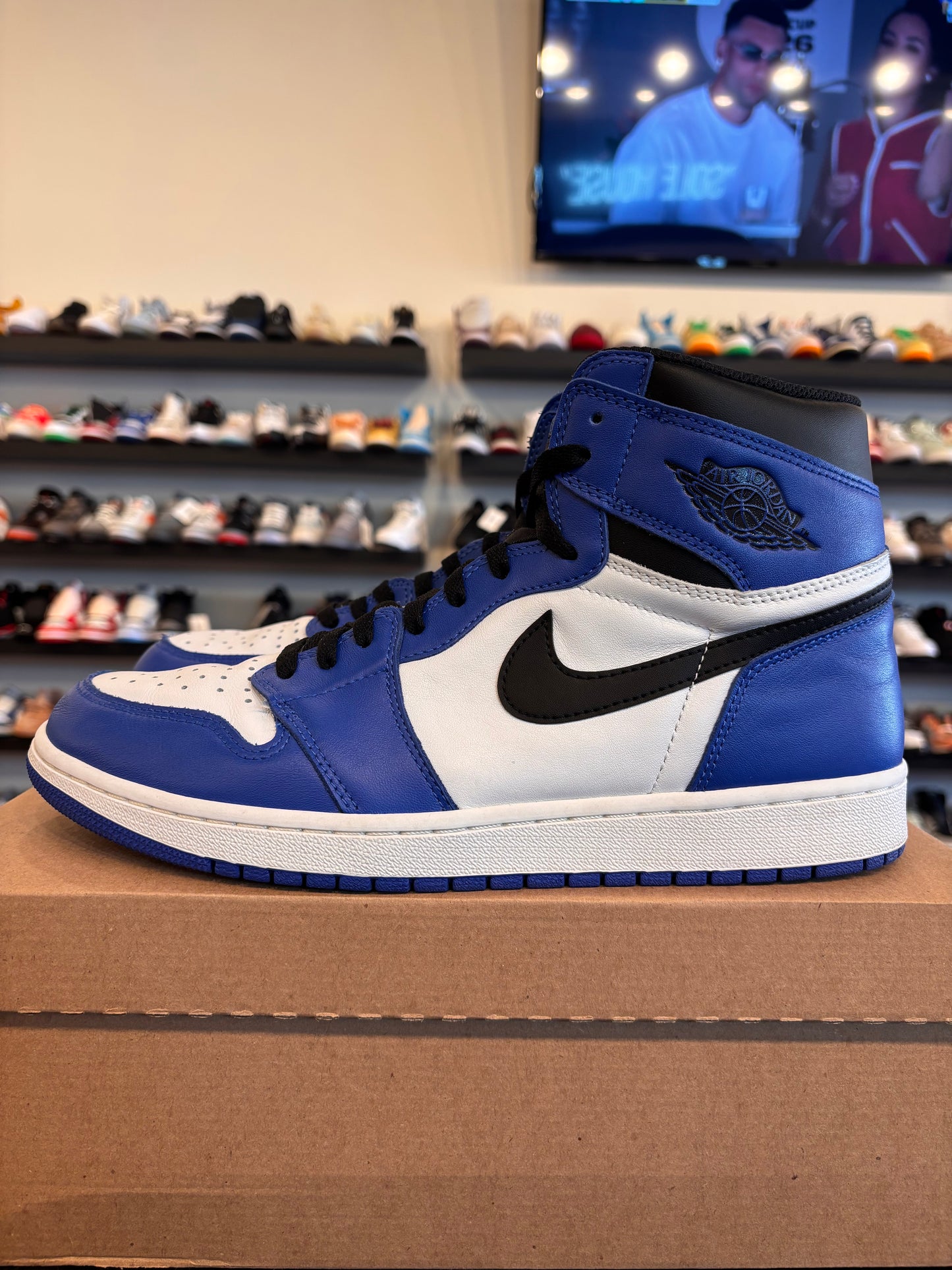 Jordan 1 Game Royal Size 12 Pre-Owned (No Box)
