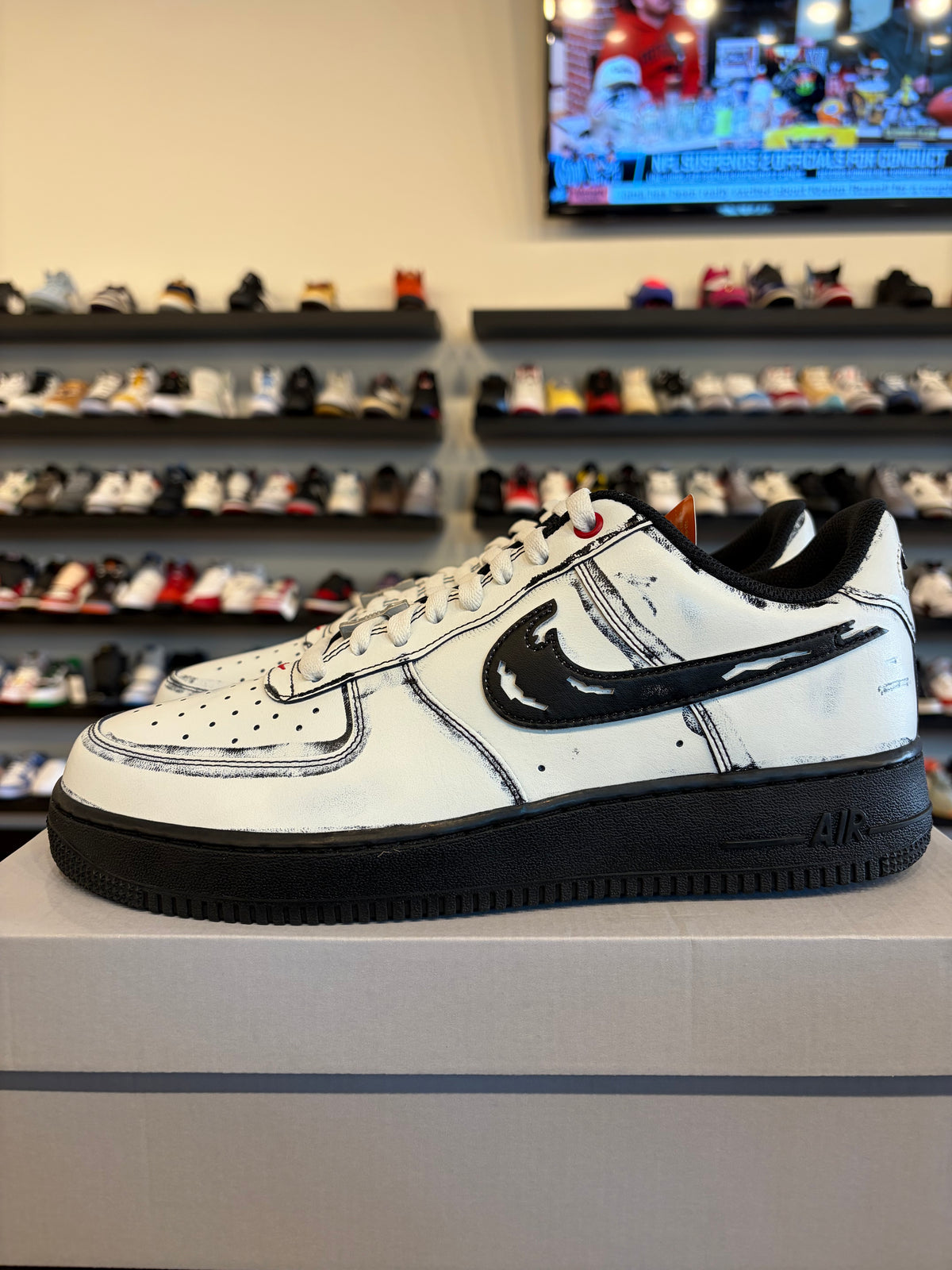 Nike Air Force 1 Low Scream Ghostface Size 11 Brand New