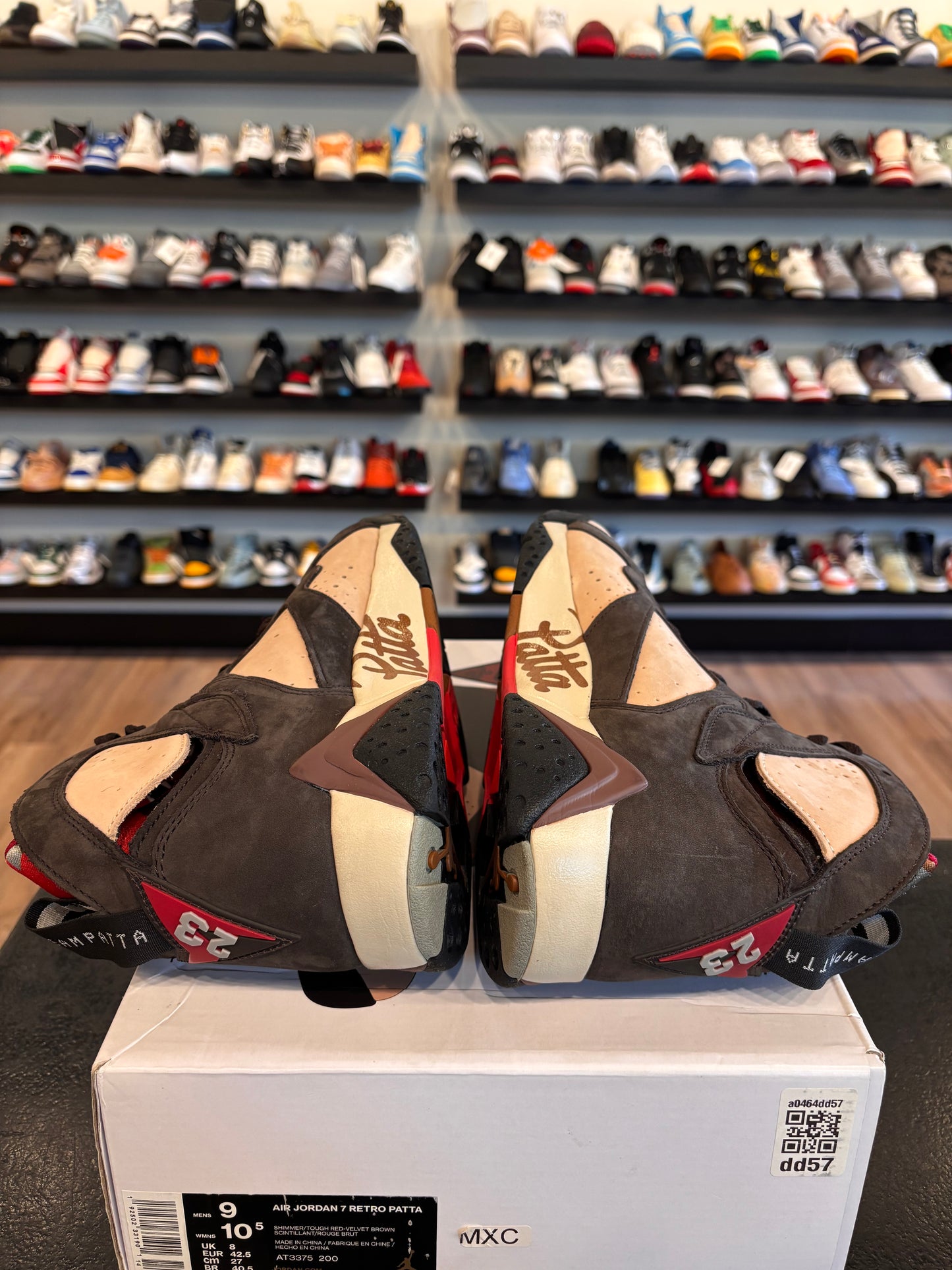 Jordan 7 Patta Shimmer Size 10.5 Pre-Owned