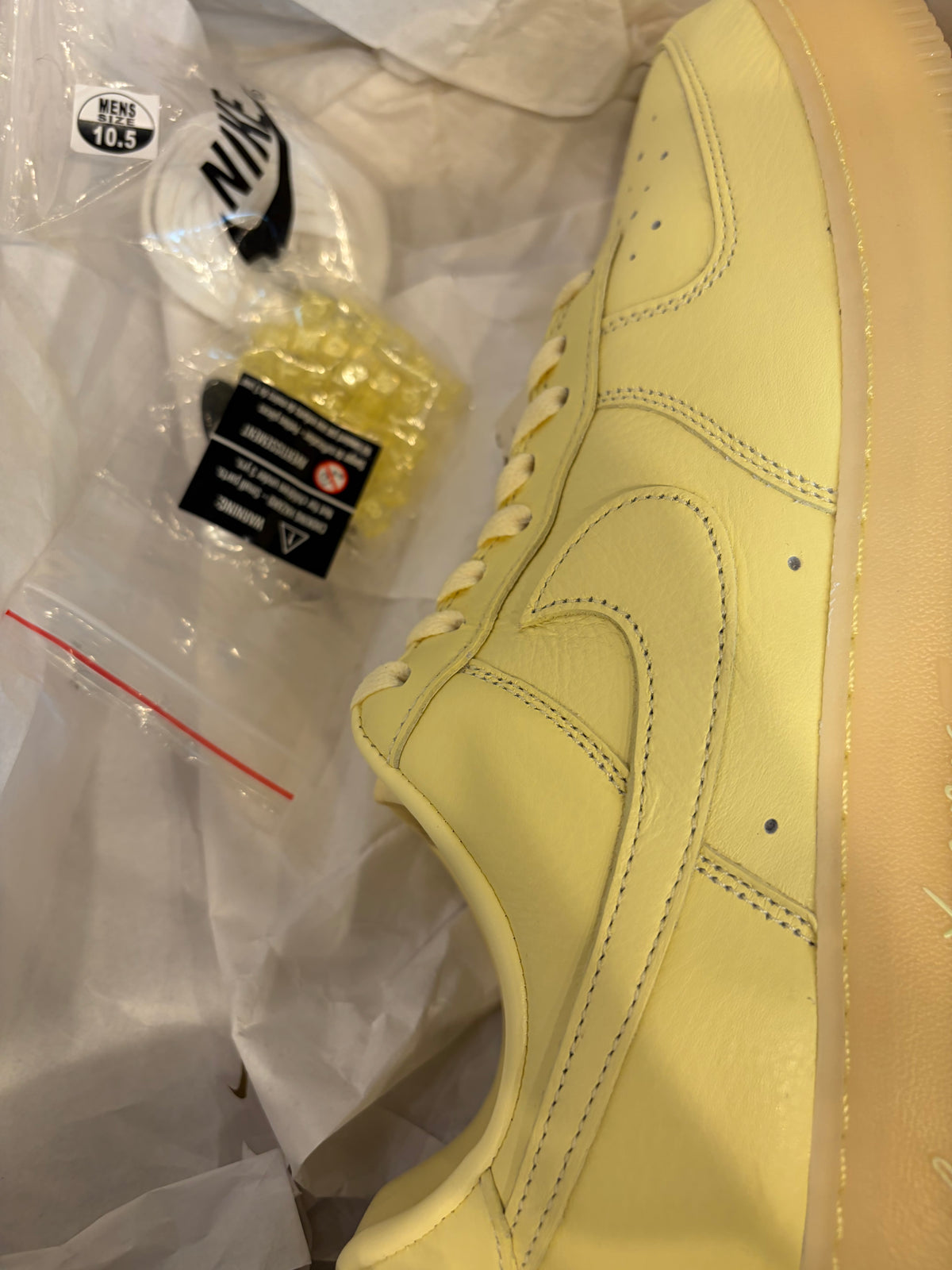 Nike Air Force 1 Low CLB Nocta Yellow Size 10.5 Brand New