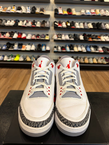 Jordan 3 Fire Red 2022 Size 9.5 Pre-Owned