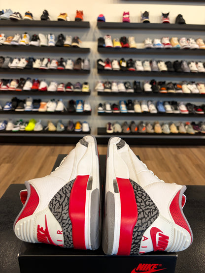 Jordan 3 Fire Red 2022 Size 9.5 Pre-Owned