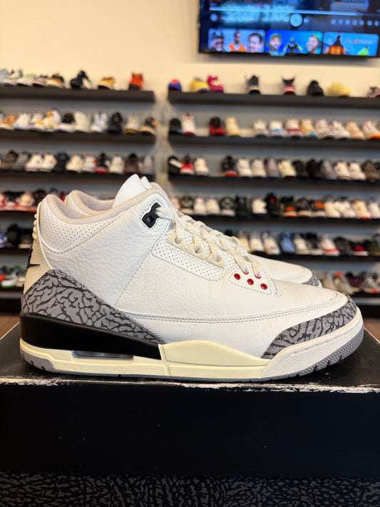 Jordan 3 Reimagined White Cement Size 9 Pre-Owned