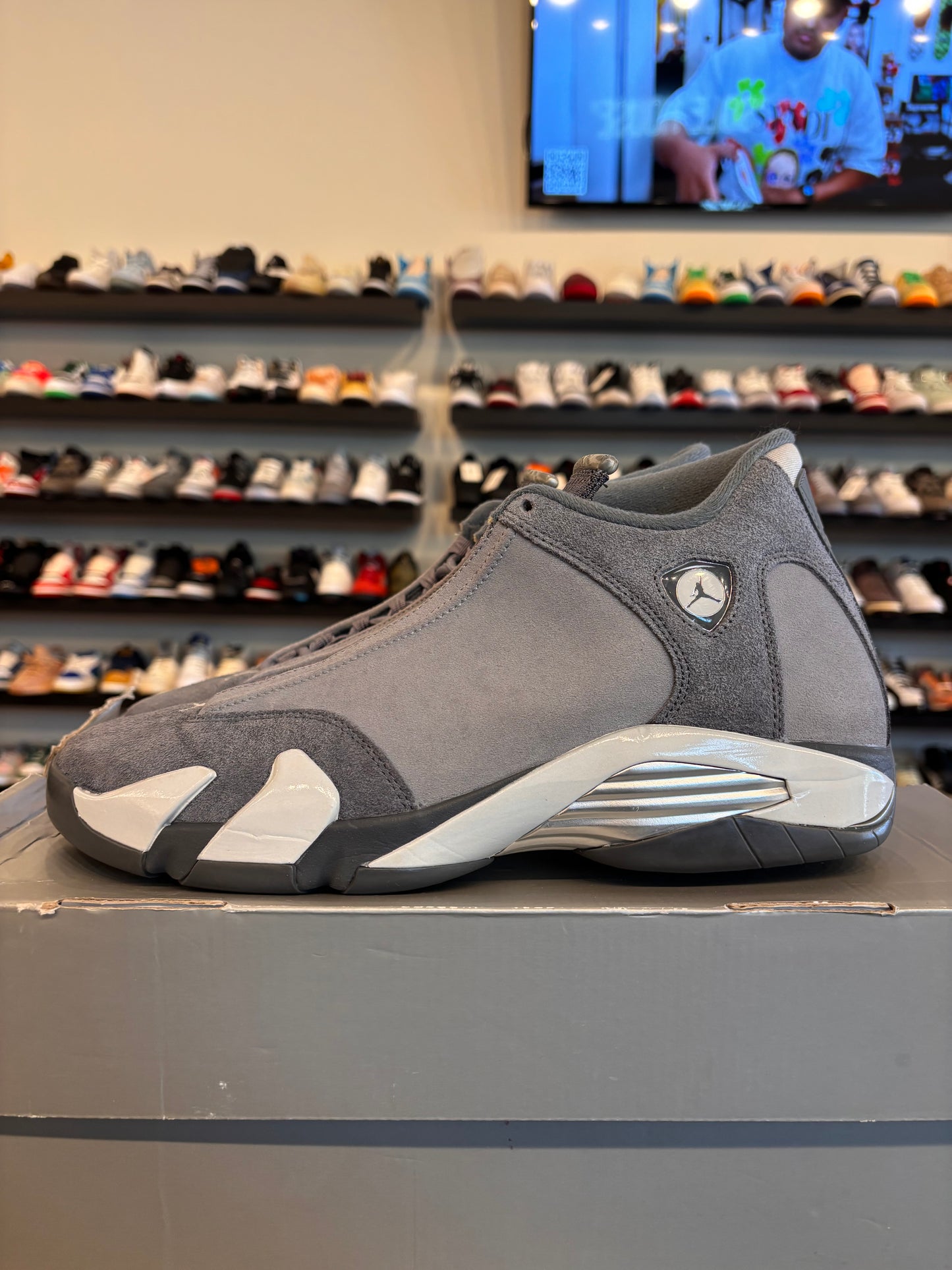 Jordan 14 Flint Grey Size 12 Pre-Owned