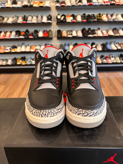 Jordan 3 Black Cement 2018 Size 9.5 Pre-Owned