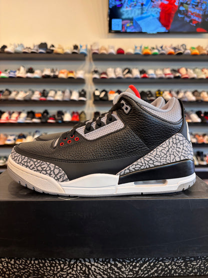 Jordan 3 Black Cement 2018 Size 9.5 Pre-Owned