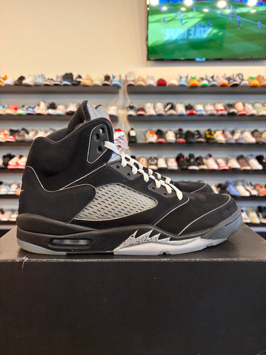 Jordan 5 Reimagined Black Metallic Size 12 Pre-Owned