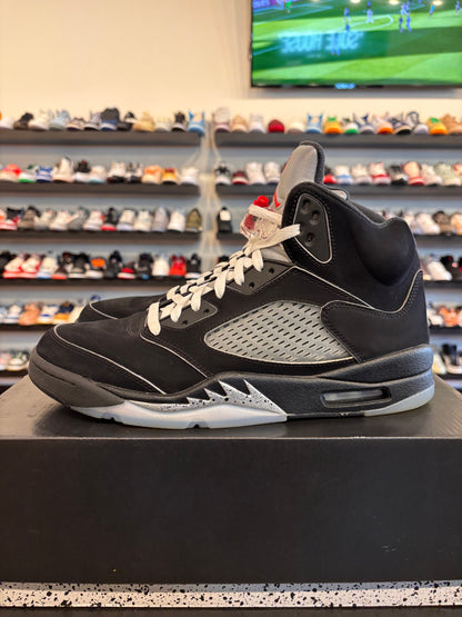 Jordan 5 Reimagined Black Metallic Size 12 Pre-Owned