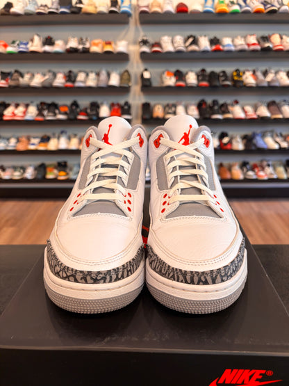 Jordan 3 Fire red 2022 Size 9.5 Pre-Owned