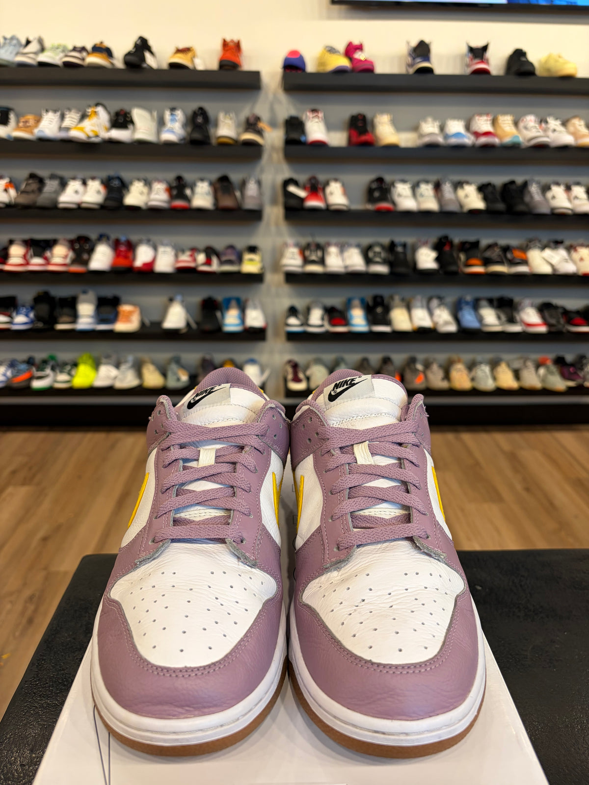 Nike Dunk Low By You Purple Yellow Size 12 Pre-Owned