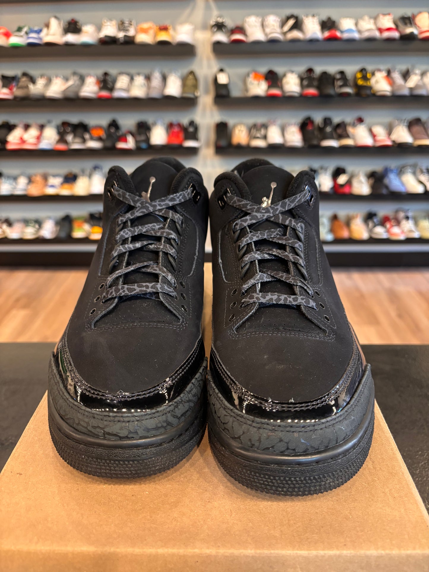 Jordan 3 Black Cat Size 9.5 Pre-Owned (No Box)