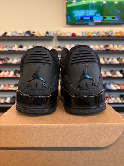 Jordan 3 Black Cat Size 9.5 Pre-Owned (No Box)