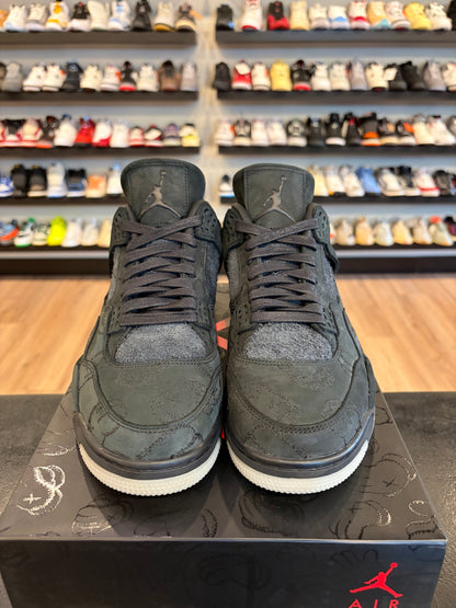 Jordan 4 Kaws Black Size 10 Pre-Owned
