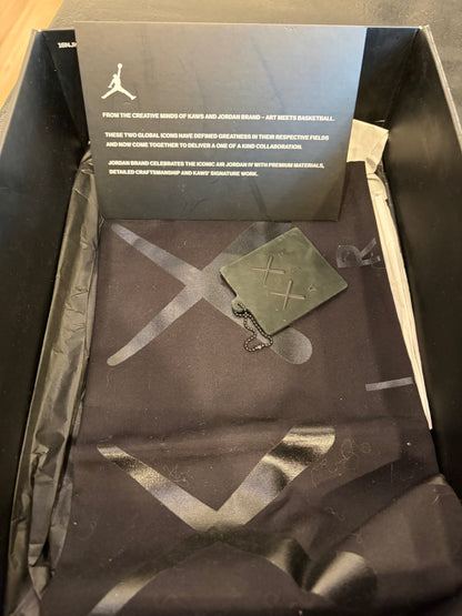 Jordan 4 Kaws Black Size 10 Pre-Owned