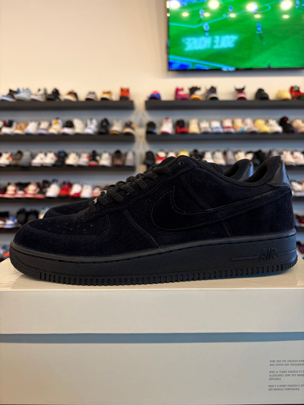 Nike SB Air Force 1 Low Triple Black Size 12 Brand New