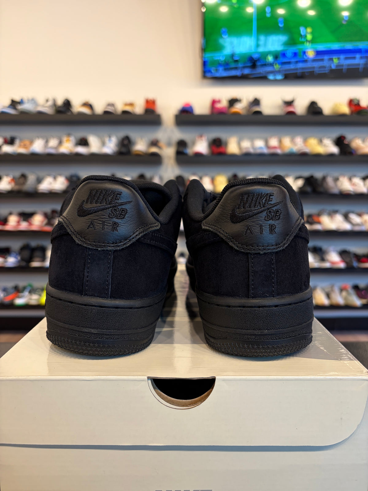 Nike SB Air Force 1 Low Triple Black Size 12 Brand New