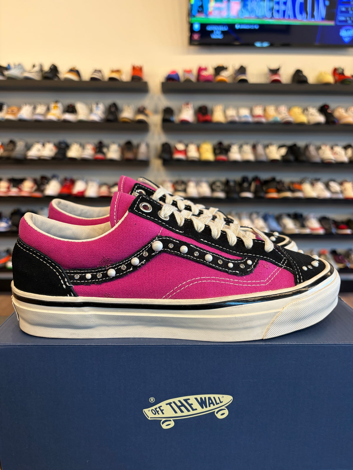 Vans OTW Old School 36 Pink Pearlized Size 8.5 Pre-Owned