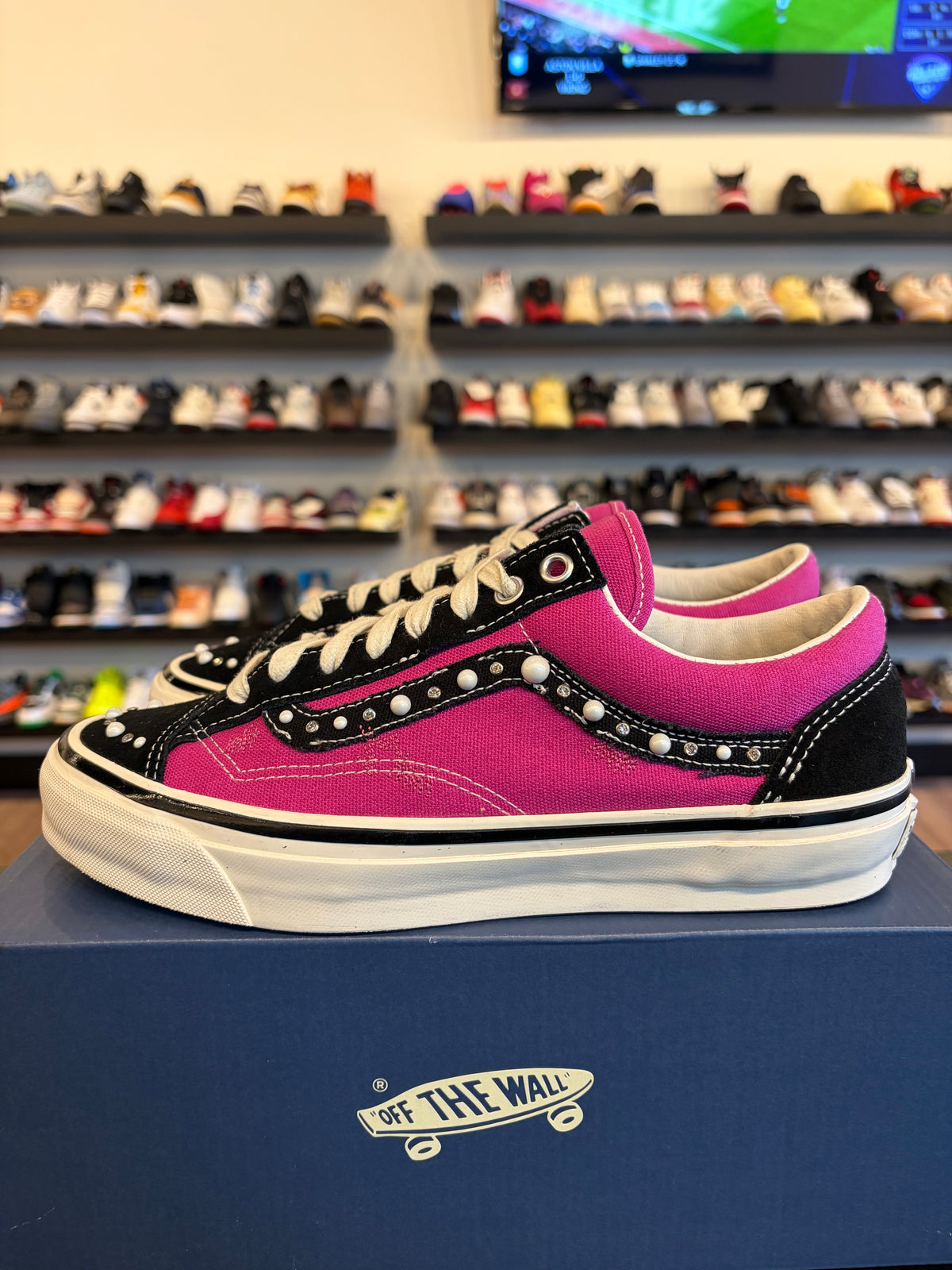 Vans OTW Old School 36 Pink Pearlized Size 8.5 Pre-Owned