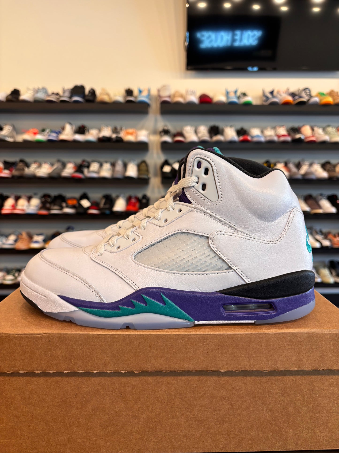 Jordan 5 Grape 2025 Size 10.5 Pre-Owned (No Box)
