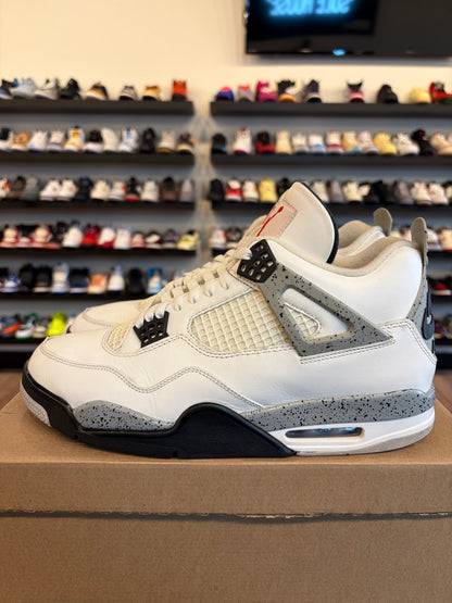 Jordan 4 White Cement 2025 Size 12 Pre-Owned (No Box)
