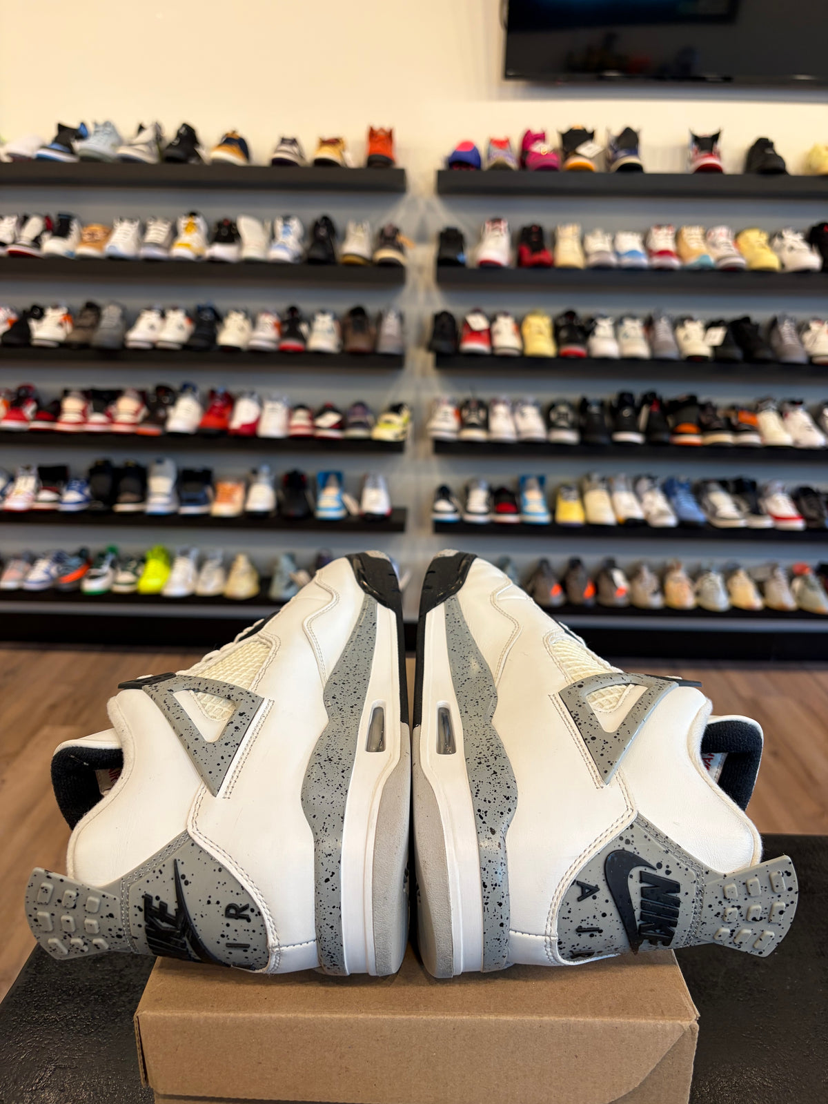 Jordan 4 White Cement 2025 Size 12 Pre-Owned (No Box)