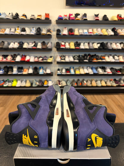Jordan 4 Lakers Size 10 Pre-Owned