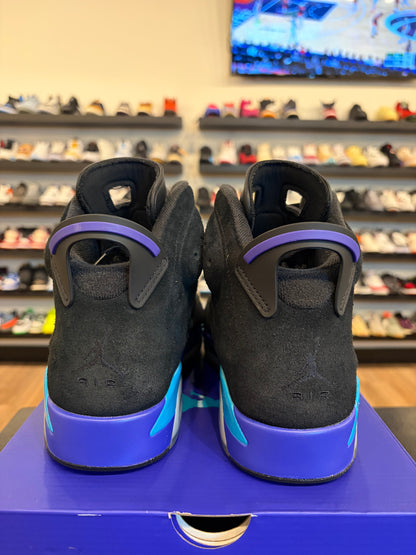 Jordan 6 Black Aqua Size 10 Pre-Owned