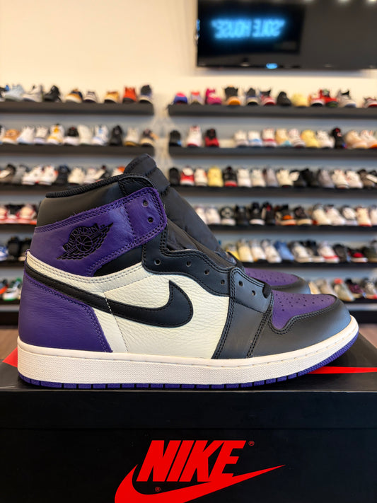 Jordan 1 Court Purple 1.0 Size 12 Brand New