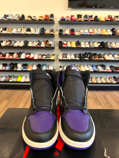 Jordan 1 Court Purple 1.0 Size 12 Brand New