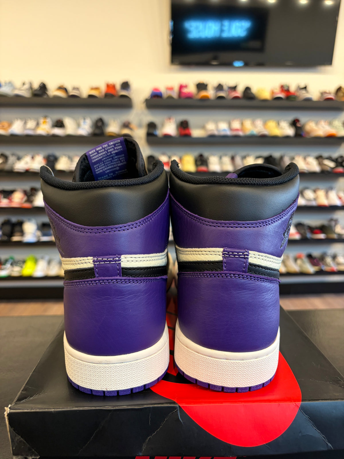 Jordan 1 Court Purple 1.0 Size 12 Brand New