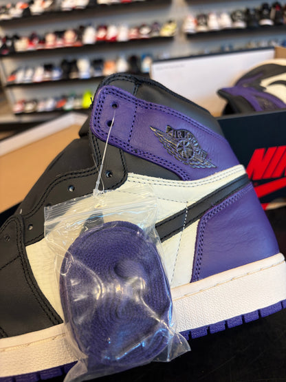 Jordan 1 Court Purple 1.0 Size 12 Brand New