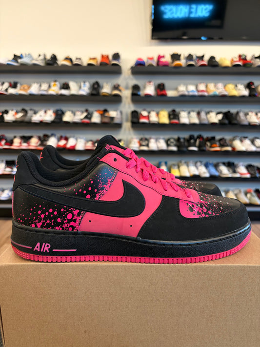 Nike Air Force 1 Low Pink Splatter Size 13 Pre-Owned (No Box)