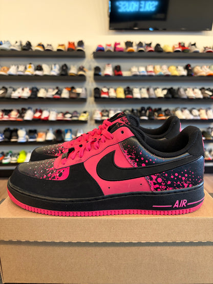 Nike Air Force 1 Low Pink Splatter Size 13 Pre-Owned (No Box)