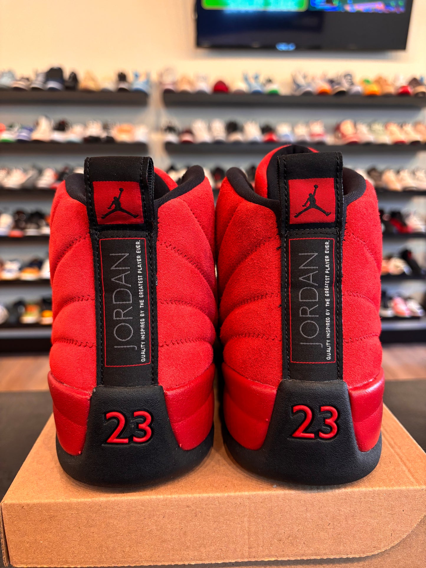 Jordan 12 Reverse Flu Game Size 12 Pre-Owned (No Box)
