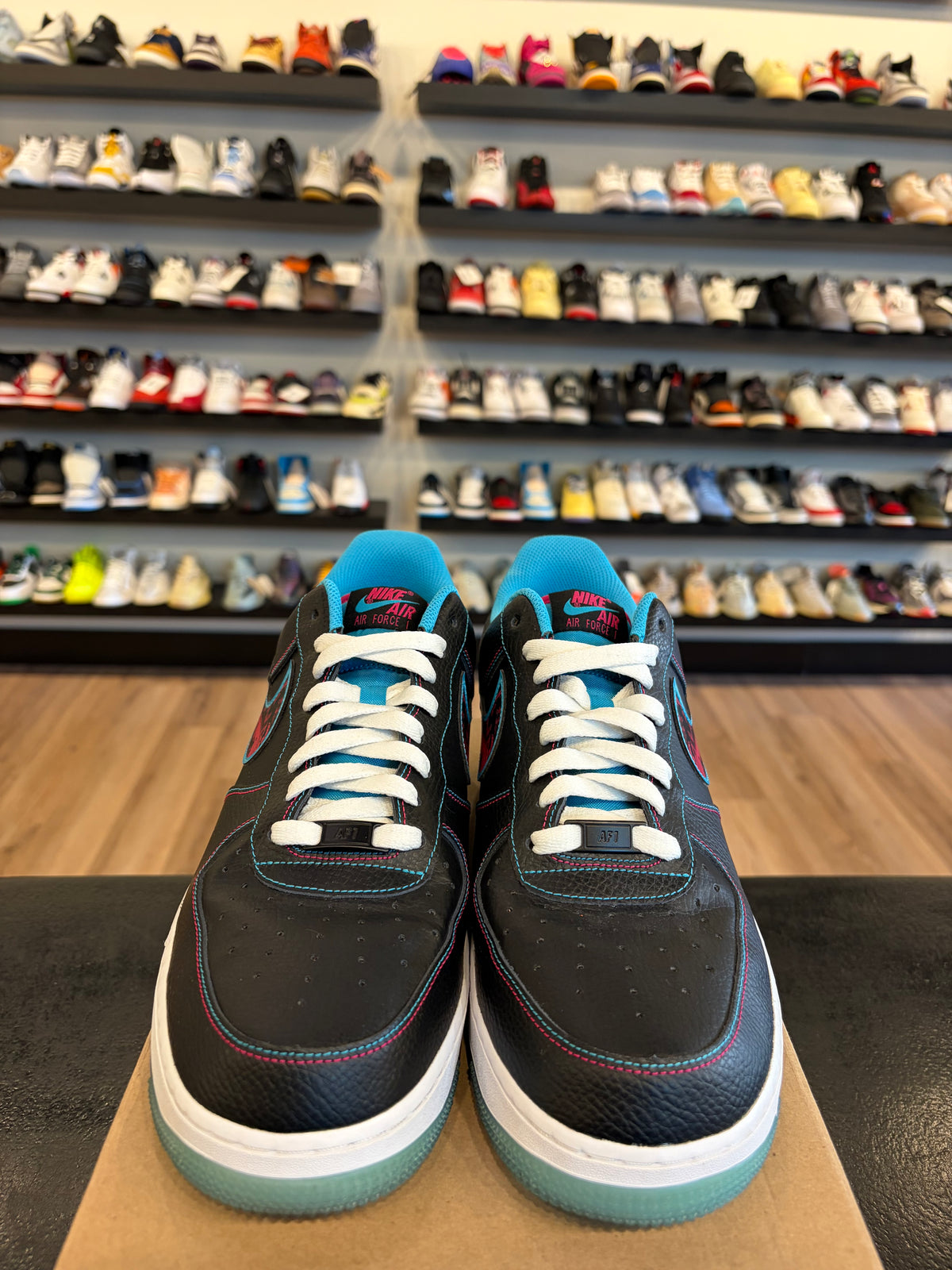 Nike Air Force 1 Low Miami Nights Size 11.5 Pre-Owned (No Box)
