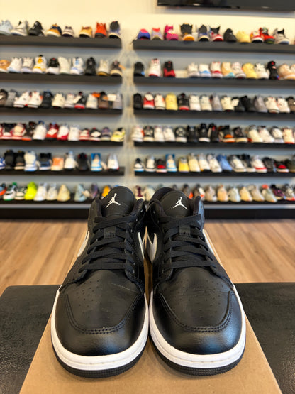 Jordan 1 Low Black White Size 9.5 (11W) Pre-Owned (No Box)
