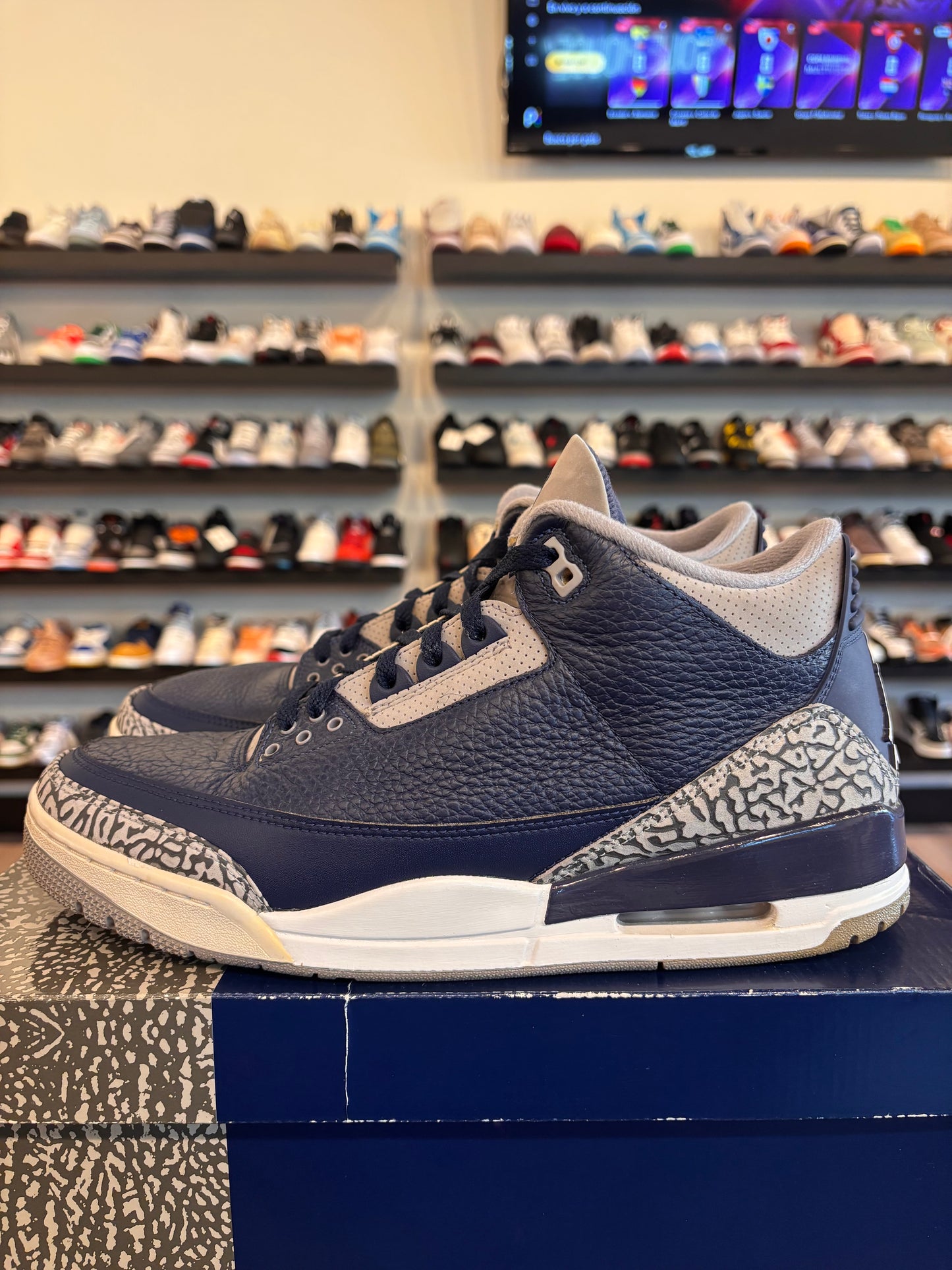 Jordan 3 Georgetown Size 12 Pre-Owned