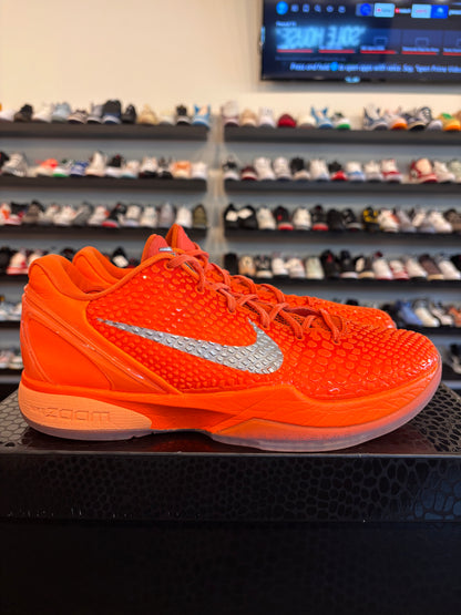 Nike Kobe 6 Protro Total Orange Size 10.5 Pre-Owned